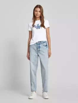 Футболка с логотипом Emporio Armani, белый