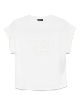 Футболка с логотипом Emporio Armani, белый