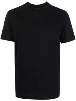 Футболка с логотипом EMPORIO ARMANI, черный