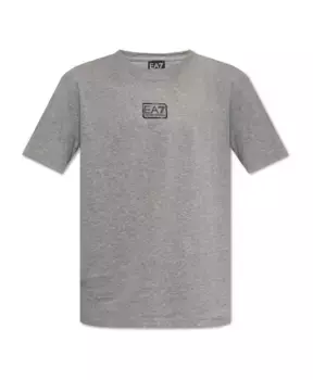 Футболка с логотипом Emporio Armani Ea7, серый