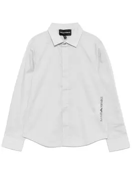 Футболка с логотипом Emporio Armani Kids, синий