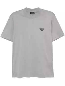 Футболка с логотипом Emporio Armani, серый