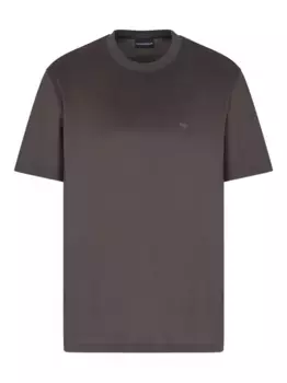 Футболка с логотипом EMPORIO ARMANI, серый