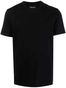 Футболка с логотипом EMPORIO ARMANI, синий