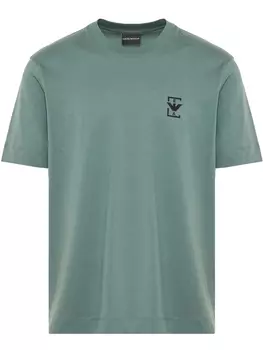 Футболка с логотипом Emporio Armani, зеленый