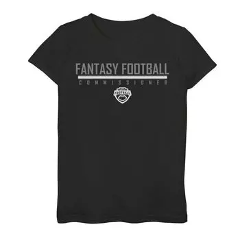 Футболка с логотипом ESPN Fantasy Football Commissioner для девочек 7–16 лет Licensed Character