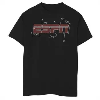 Футболка с логотипом ESPN Playbook для мальчиков 8–20 лет Licensed Character