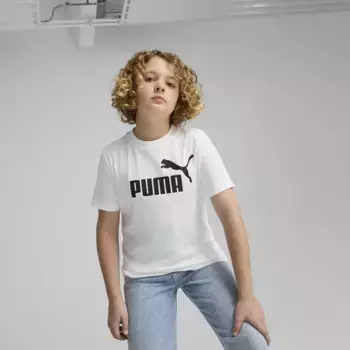 Футболка с логотипом ESS No. 1 B Puma Kids' T-Shirt, белый