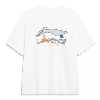 Футболка с логотипом Essential Li-Ning, белый