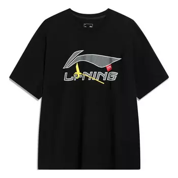 Футболка с логотипом Essential Li-Ning, черный