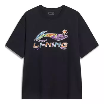 Футболка с логотипом Essential Li-Ning, черный