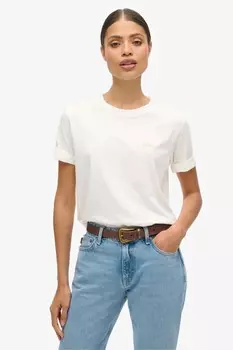 Футболка с логотипом Essential Superdry, белый