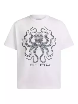Футболка с логотипом ETRO, белый
