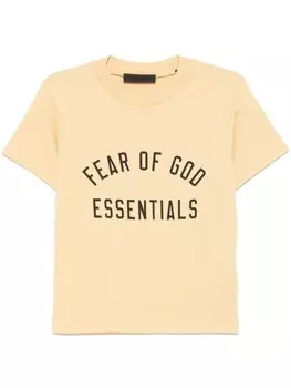 Футболка с логотипом FEAR OF GOD ESSENTIALS, желтый