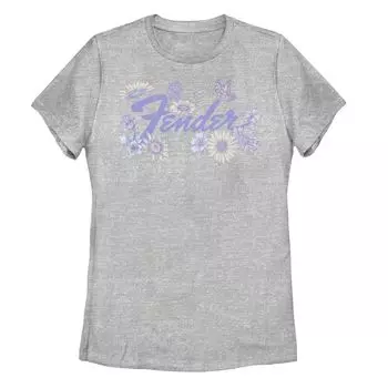 Футболка с логотипом Fender Spring Flowers для юниоров и графическим рисунком Licensed Character