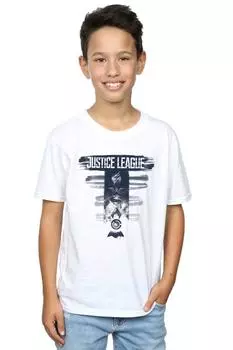 Футболка с логотипом фильма «Лига справедливости» DC Comics, белый