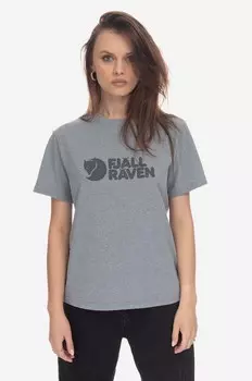 Футболка с логотипом Fjallraven, серый