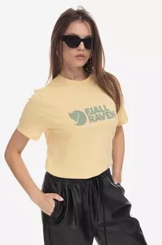 Футболка с логотипом Fjallraven, желтый
