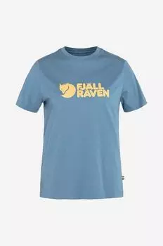 Футболка с логотипом Fjllrven Fjallraven, синий