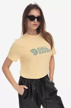 Футболка с логотипом Fjllrven Fjallraven, желтый
