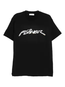 Футболка с логотипом FLNEUR, черный