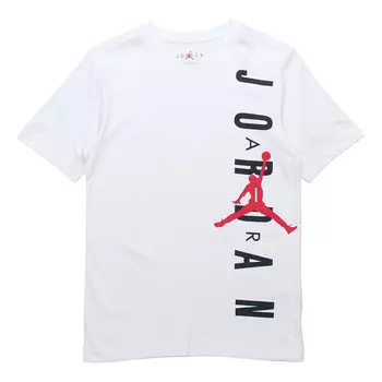 Футболка с логотипом flying man с коротким рукавом Air Jordan, белый