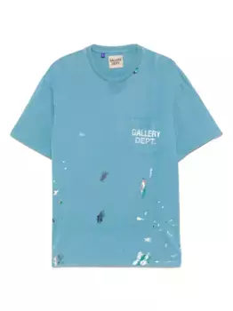 Футболка с логотипом GALLERY DEPT., синий