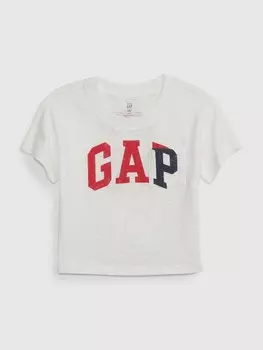 Футболка с логотипом Gap, белый