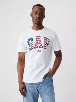 Футболка с логотипом Gap, белый