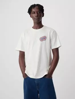 Футболка с логотипом Gap, белый