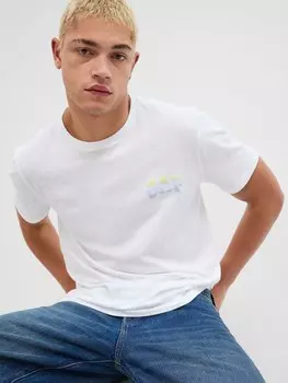 Футболка с логотипом Gap, белый