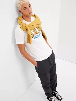 Футболка с логотипом Gap, белый