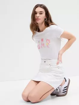 Футболка с логотипом Gap, белый