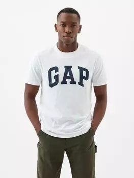Футболка с логотипом Gap, бежевый