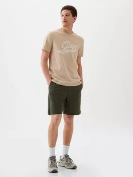 Футболка с логотипом Gap, бежевый