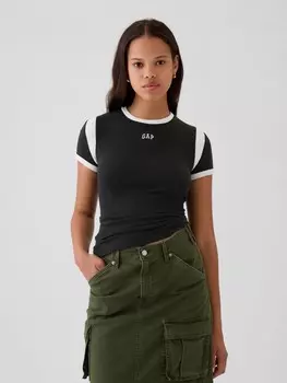 Футболка с логотипом Gap, черный