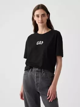Футболка с логотипом Gap, черный