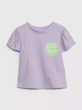 Футболка с логотипом Gap, фиолетовый