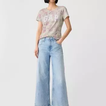 Футболка с логотипом Gap, фиолетовый