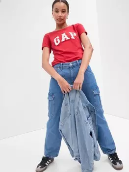 Футболка с логотипом Gap, красный