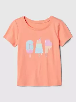 Футболка с логотипом Gap, оранжевый