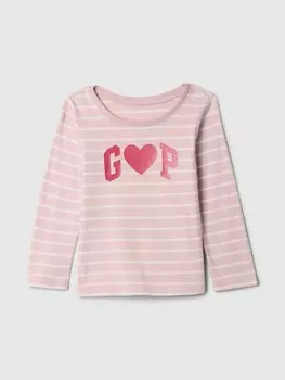 Футболка с логотипом Gap, розовый