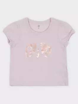 Футболка с логотипом Gap, розовый
