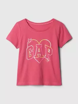 Футболка с логотипом Gap, розовый