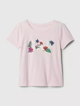 Футболка с логотипом Gap, розовый