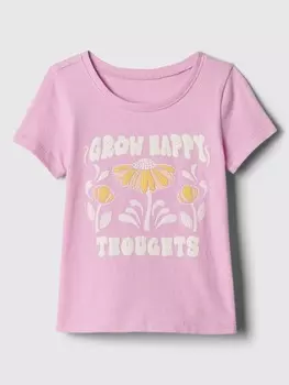 Футболка с логотипом Gap, розовый