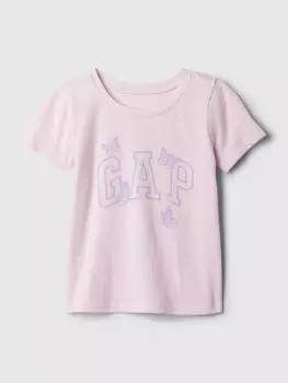 Футболка с логотипом Gap, розовый