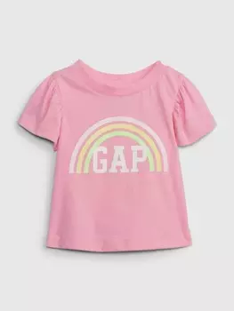 Футболка с логотипом Gap, розовый