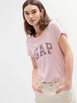 Футболка с логотипом Gap, розовый