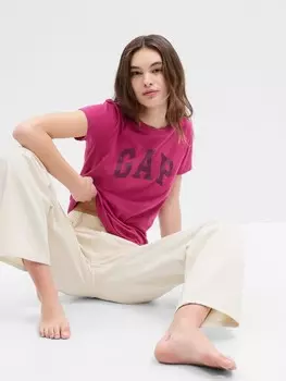 Футболка с логотипом Gap, розовый